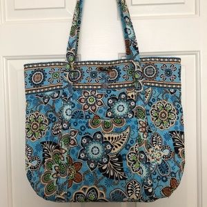 Vera Bradley Vera Tote - Bali Blue